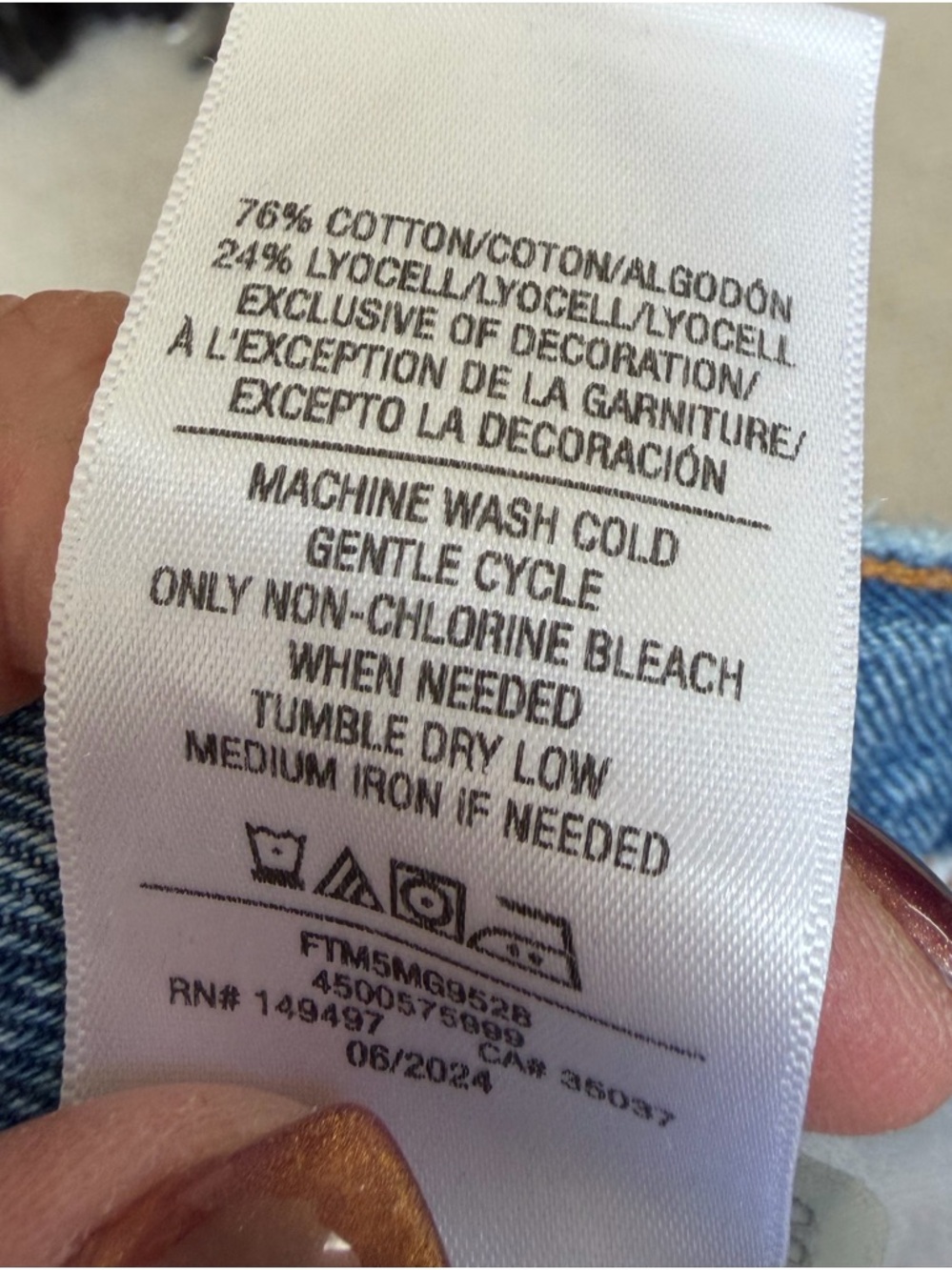 Favorite Daughter Sunny denim maxi skirt size 30, nwt - Picture 6 of 8